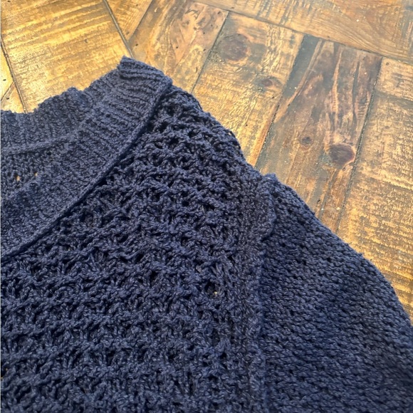 Free People Midnight Blue Knit Sweater in size XS - Picture 12 of 14